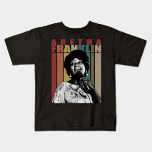 Natural Woman Aretha's Timeless Music Tee Kids T-Shirt